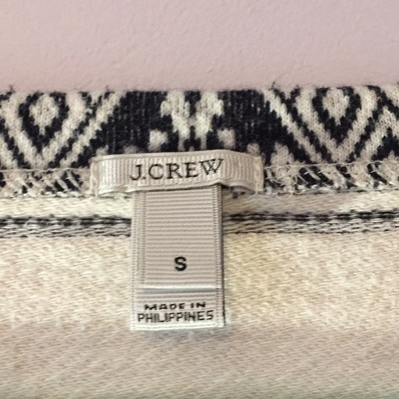 J. Crew Jacquard-stripe sweatshirt Pullover Small - Picture 3 of 8